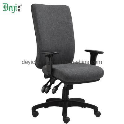 Pure Foam Back and Seat Fabric Uoholstery Plastic Cover Classic Mulfuncional Mechanism High Back Office Chair