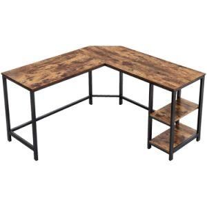 L Shaped Computer Desk with Shelves for Office&Home Wholesale