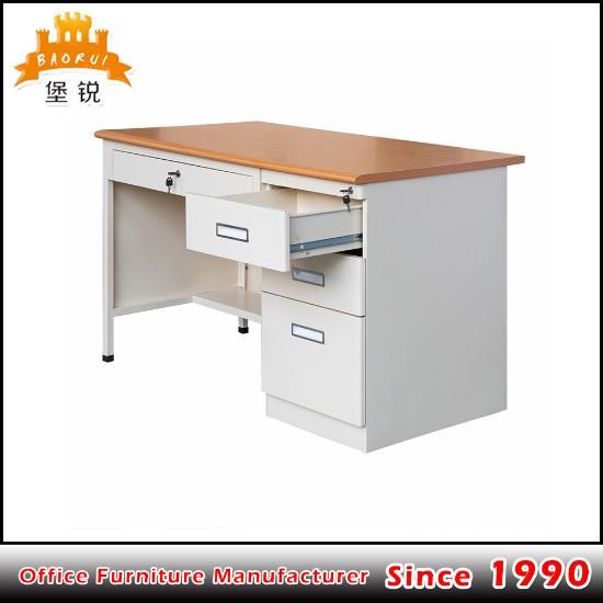 Fas-049 Office Competitive Unique Steel Computer Desk Metal Office Table