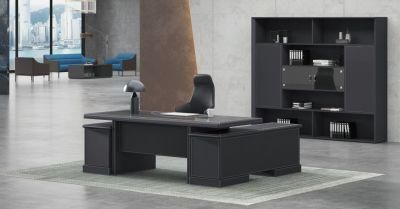Special Design Boss Office Manager Executive Table with Leather Faced