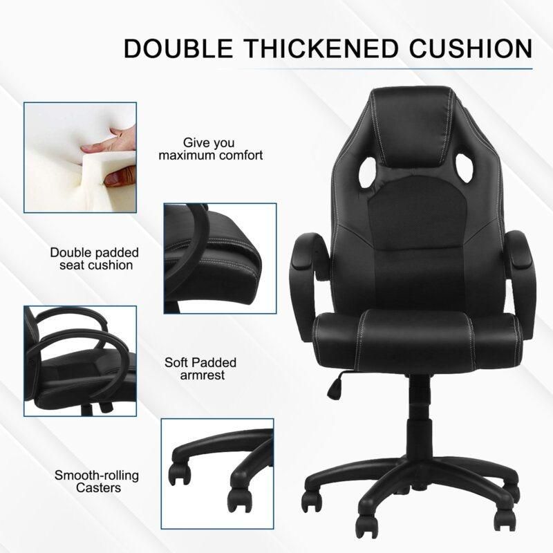 Ergonomic Design Home Decor Leather Executive Adjustable Gaming Chair