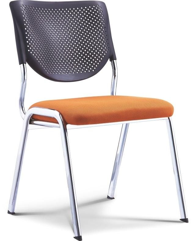 Cheap Upholstered Metal Office Training Study Meeting Plastic Chair