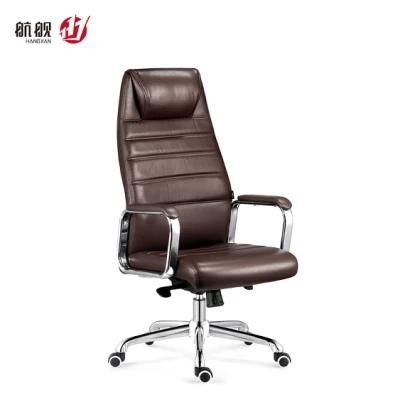 Wholesale High Back Ergonomic with Headrest Executive Leather Office Chair