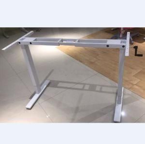 Manual Height Adjustable Easy Lifting Computer Desk Frame