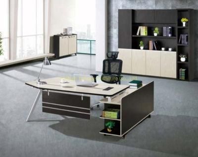 Office Furniture CEO GM Manager Desk Work Table Solid Wooden Melamine Office Table