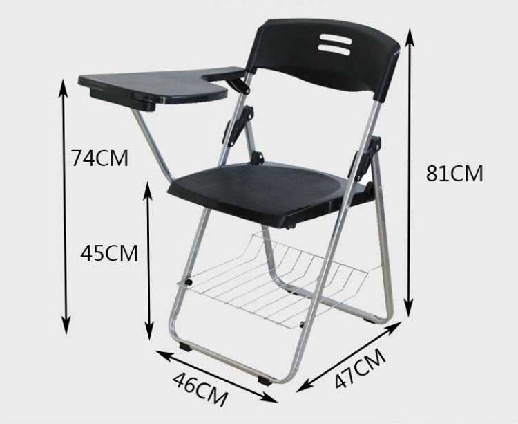 Office School Student Folding Training Chair with Writing Board