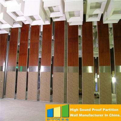 Operable Movable Partition Wall Room Divider for Hotel Operable Wall