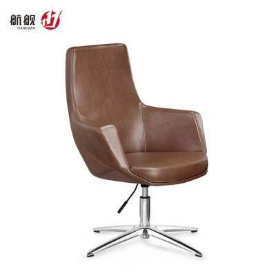 Indoor Office Furniture PU Visitor Executive Chair Bow Legs Ergonomic Office Chair