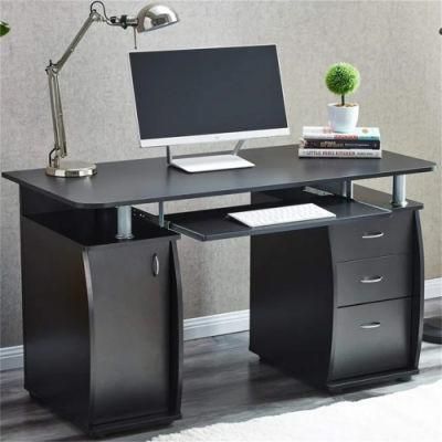 Modern Study Office Furniture Computer Desk Wholesale with Drawer/Cabinet/Pull-out Keyboard
