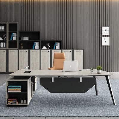 Fashion Office Boss Table Design Modern Melamine Manager Executive Desk