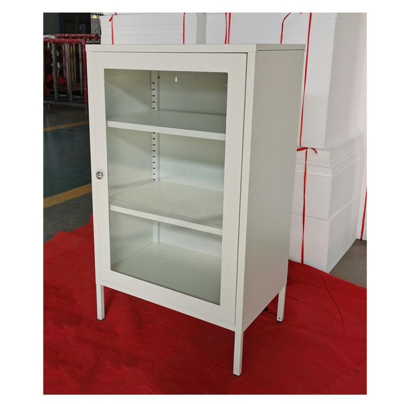 Fas-B01 Estante Librero Storage Cabinet Steel Book Shelf Office Bookcase with Single Doors