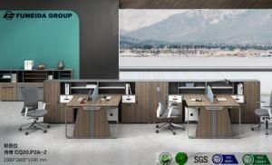 Office Cubicle Curved Work Station Desk Factory 4 Person Workstation (CQ20. P2A-2)