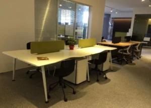 Computer Desk MDF Office Desk Office Workstation for 4 Persons