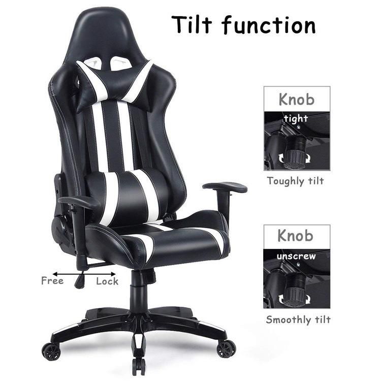 (SIMONA) Gaming Chair Racing Office Chair High Back Computer Desk Chair PU Leather Chair