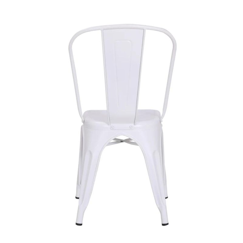 Commercial Design Promotion Cheap Price Stackable Colorful Dining Room Metal Dining Chair