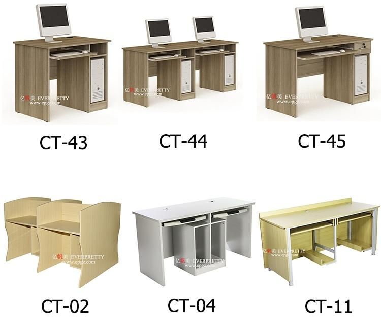 High Quality Wooden Students Computer Desk for Two Seaters