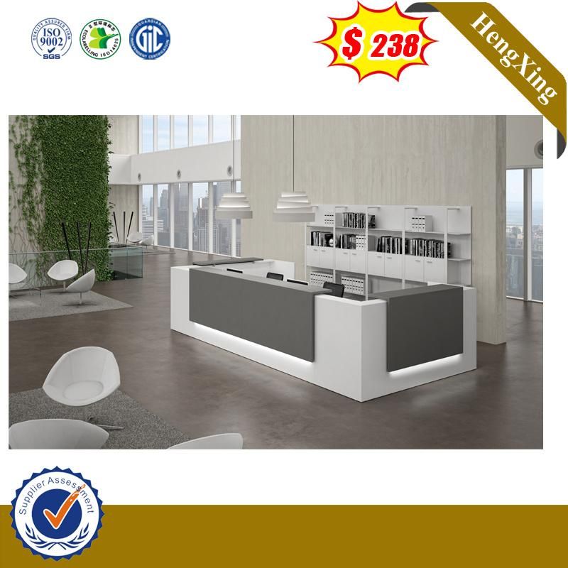 High Quality Modern Front Table Salon Furniture Wooden Reception Desk