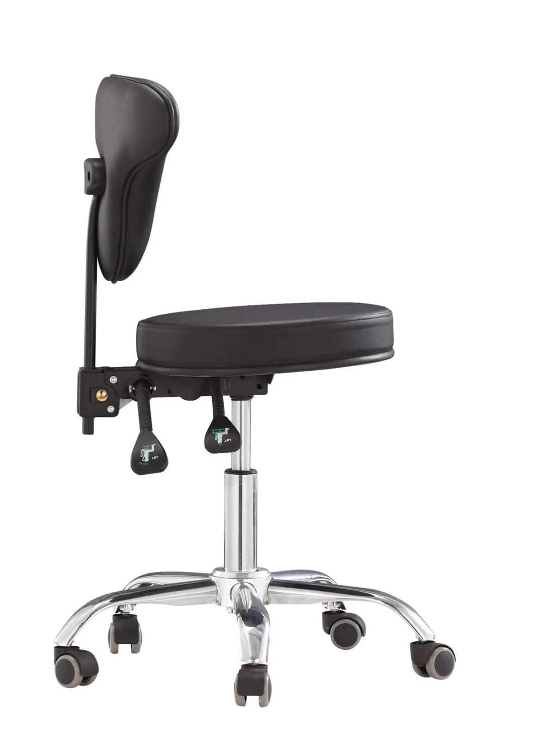 Confortable Round Seat Office Chair with Adjustable Backrest
