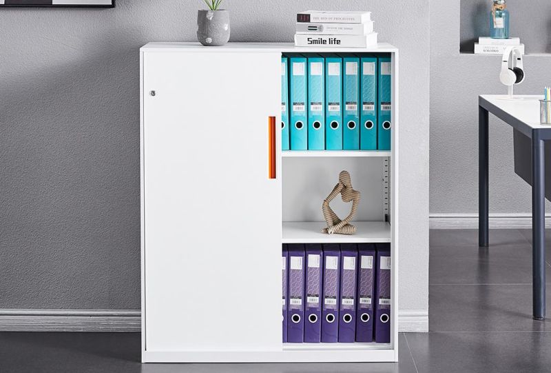 High Quality Modern Office Furniture Metal Sliding File Cabinet