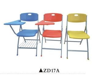 Plastic Folding Chair Trading Chair Office Chair with Writing Board