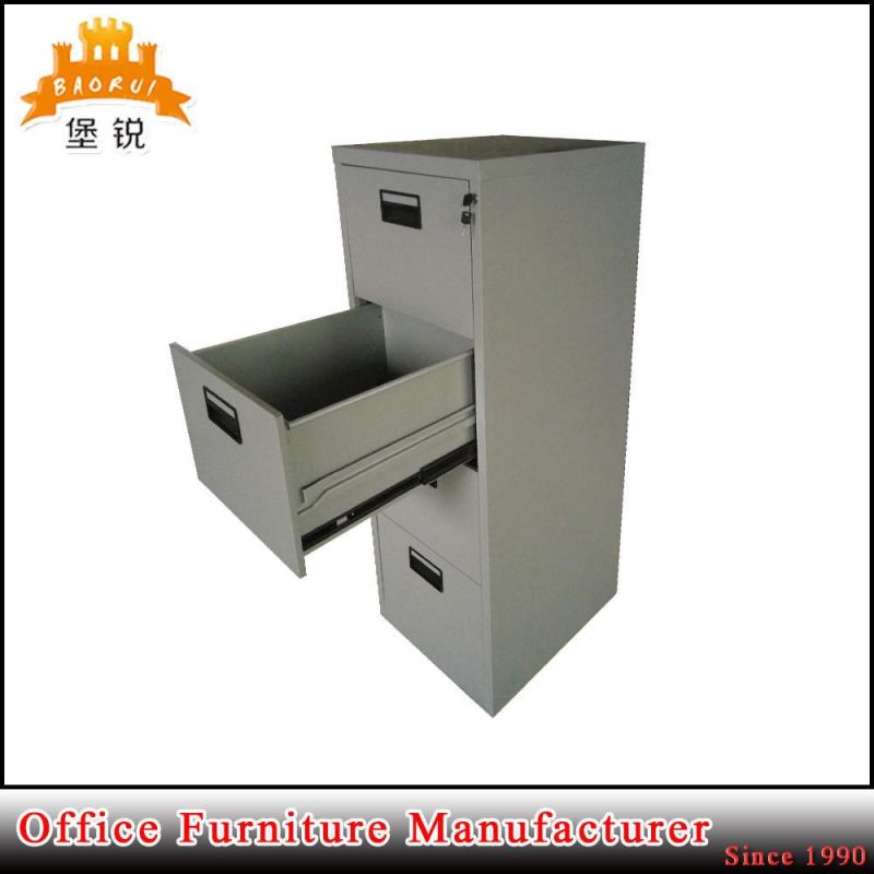 Knocked Down Structure Steel 4 Drawer Filing Cabinet