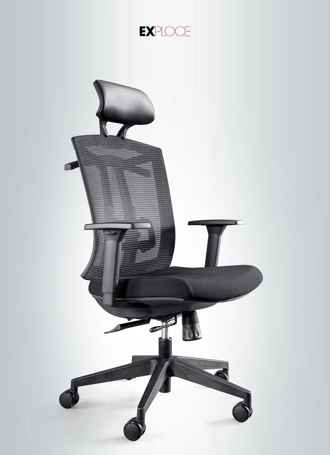 Manufacture PA+Fiber Glass New Office Furniture Boss Chair Swivel Task Laptop Game