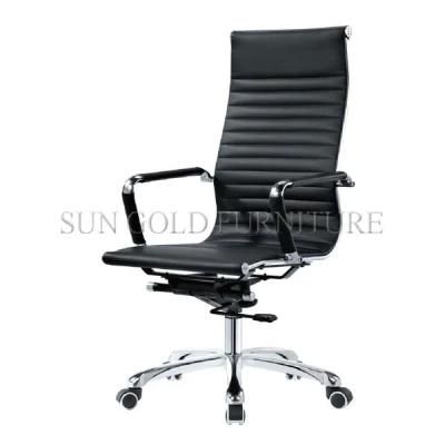 Foshan High Back PU Leather Swivel Chair Factory Leather Office Chair