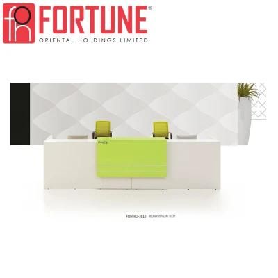 Fresh Style Wood Modern Reception Desk for Office Foh-Rd-3810 (1)