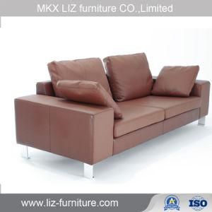 Good Quality Executive Modern Leather Cover Office Sofa (S1648)