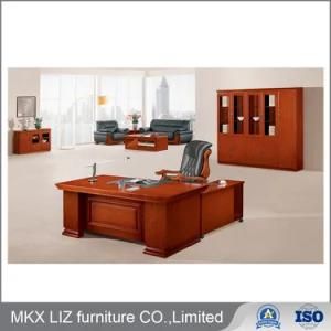 Wholesale Wooden Furniture Executive Office Desk with Wood Veneer (H0118)