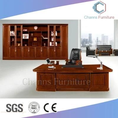 MDF Furniture High End Modern Wood Veneer Office Desk (CAS-VA33)