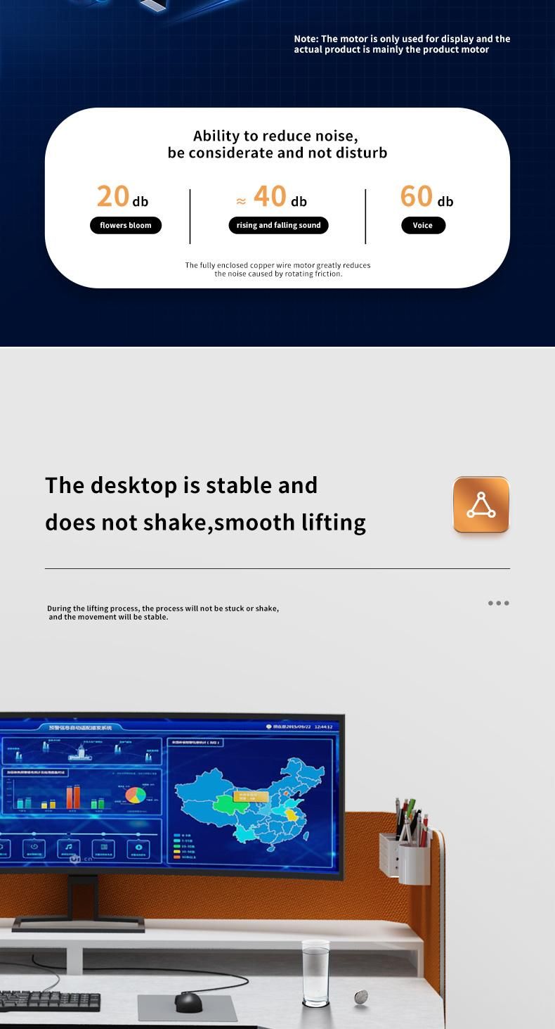 Kesino Manufacturer Adjustable Height Sitting and Standing Office Desk