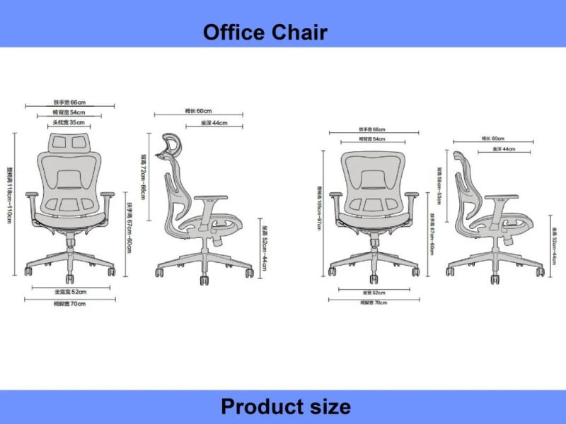 Modern Office Furniture Comfortable Executive Gaming Ergonomic Computer Office Task Chair