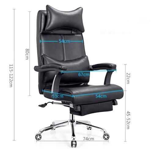 Wholesale Racing Seat Armrest for Leather Executive Office Chair with Footrest