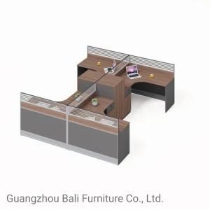 Modern Office Cubicles Furniture Staff Office Partition Desk 4 People Seats Workstation (BL-WN06L3023)