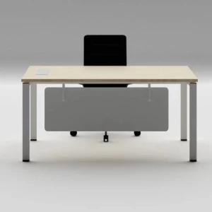 Xrh Hot Sale Modern Design L Shape Melamine MDF MFC Office Executive Desk