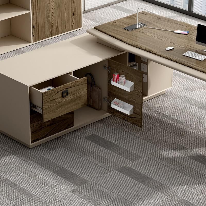 New Wood Furniture Executive Melamine Office Boss Computer Table Design