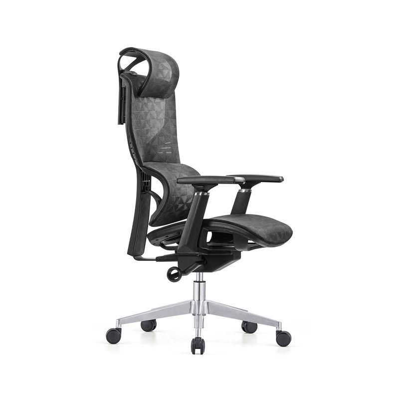 Comfortable PU Cushion Conference Office Rotary Mesh Meeting Ergonomic Chair