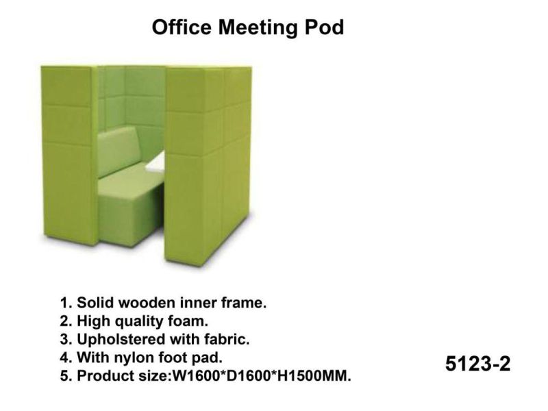 Luxury Office Public Furniture Meeting Booth Meeting Pod for Office Commercial Area