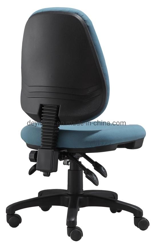 Middle Back Arm Available Two Lever Mechanism Nylon Base Caster Mould Foam Office Chair