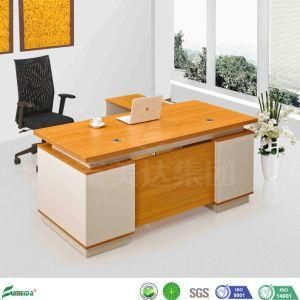 Attractive Durable Economic MDF Melamine L Shape Table Furniture Office Table (AB16502-1800)