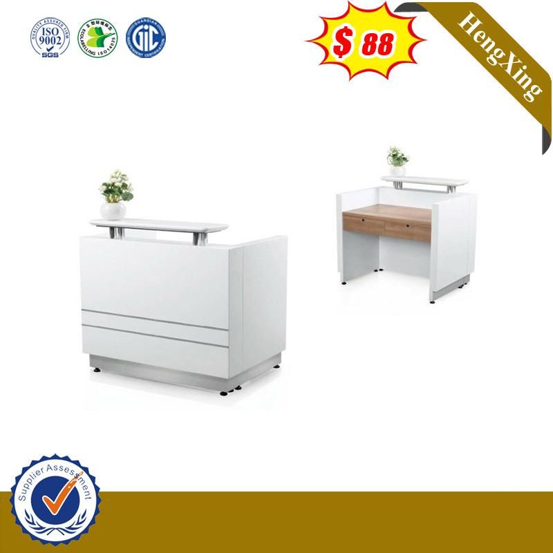 High Quality Modern Front Table Salon Furniture Wooden Reception Desk