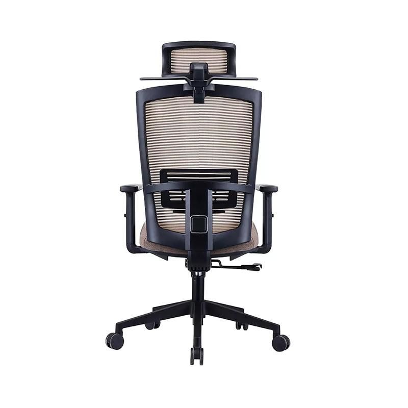 Factory Direct Sale Comfortable Mesh Chair with Headrest Swivel Base Office Chair