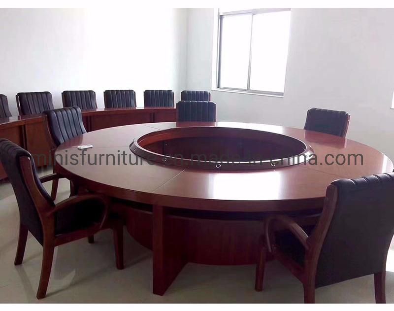 (M-CT373) Popular Hotel/Govenment/School Office Furniture Round Wood Conference Table