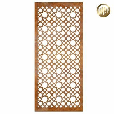 High Quality Garden Decorative Corten Steel Panel Metal Screen