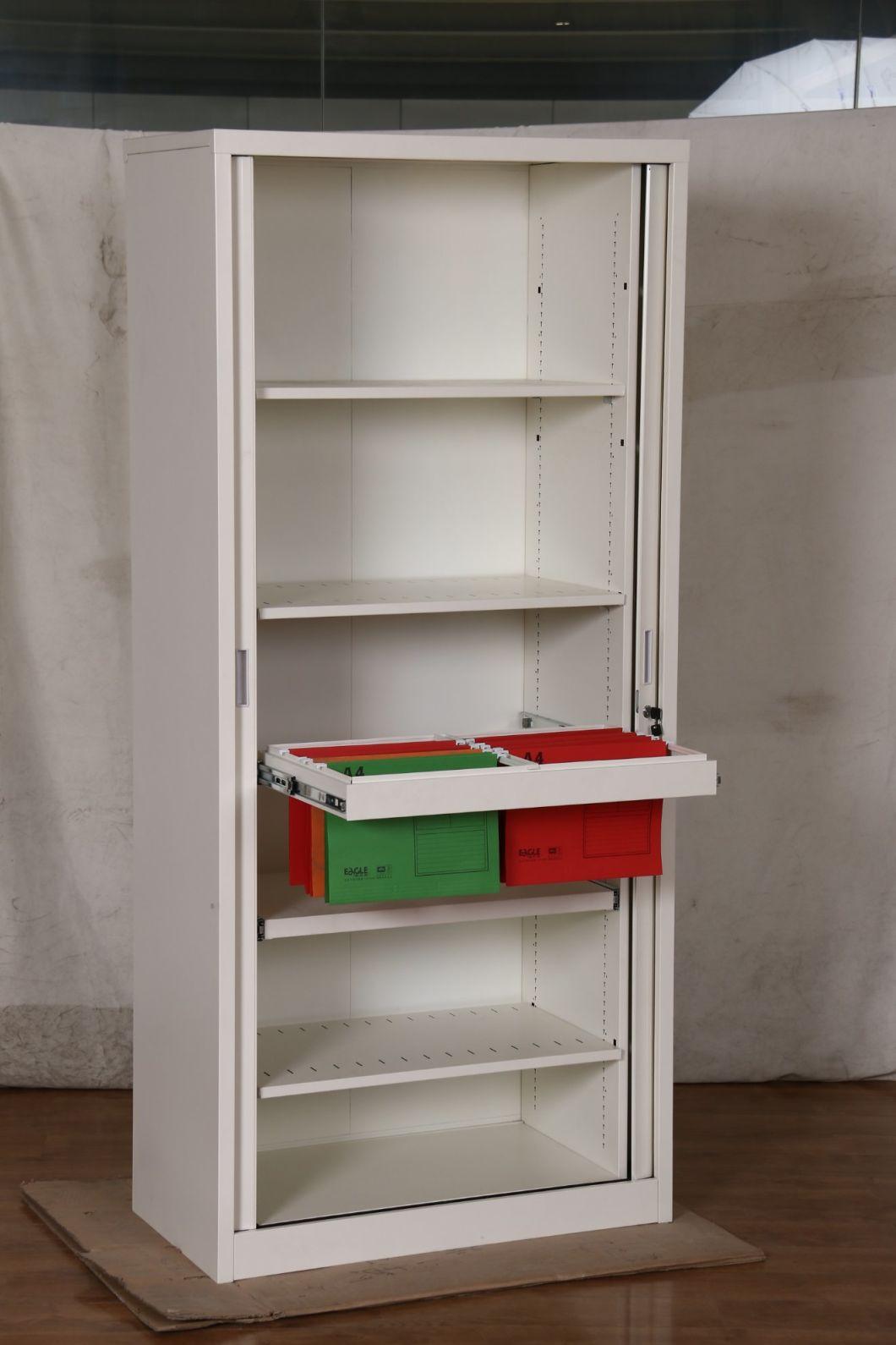 Metal Furniture Office Storage Tambour Door Cabinet