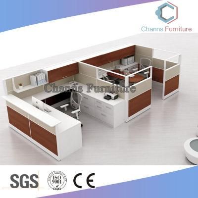 Modern Furniture Two Seats Office Cubicle Office Cabinet for Manager Use (CAS-WA10)