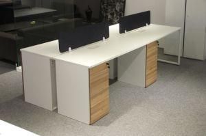 Office Cubicle Workstation Desk, Call Center Office Workstation for 4 Persons