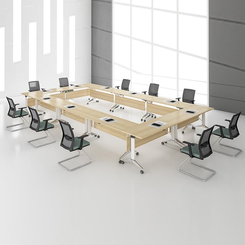 Simple Office Metal Movable Fold Away Lecture Folding Collapsible Table