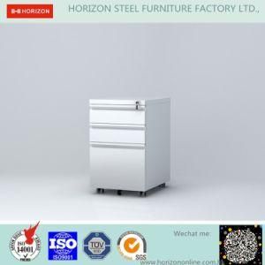 Steel Mobile Filing Cabinet Office Furniture with Replaceable Cam Lock and 5 Wheels/Mobile Pedestal
